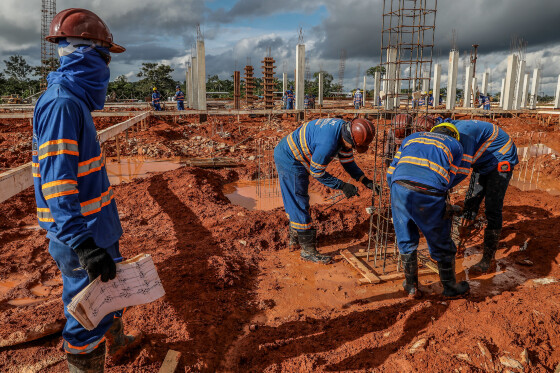 emprego na construção civil
