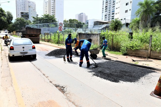 Prefeitura mandou tapar buraco às pressas