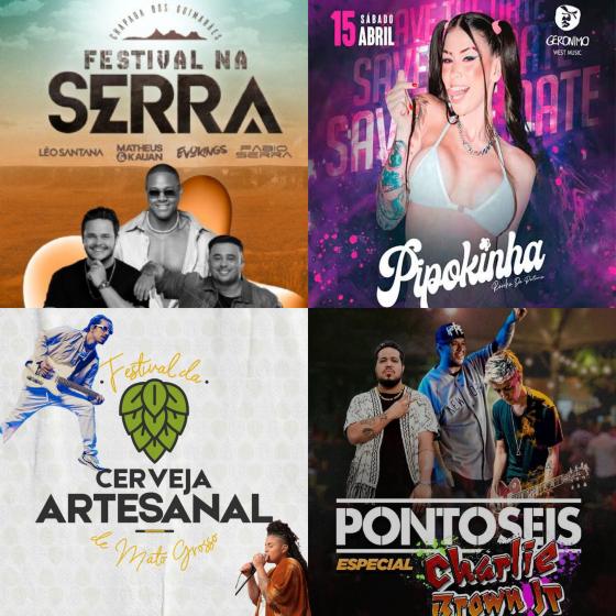 shows fim de semana 