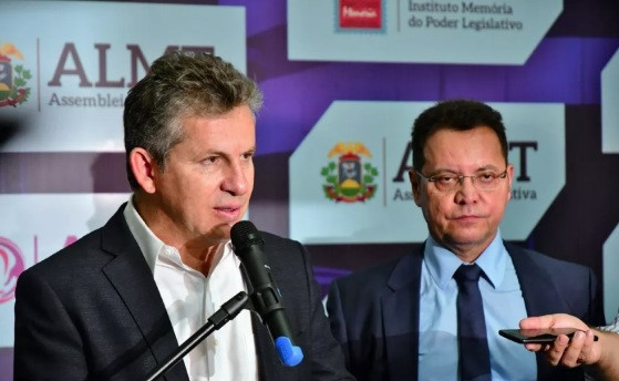 Mauro Mendes e Eduardo Botelho