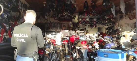 Polícia pegou bando de roubo e desmanche de motos