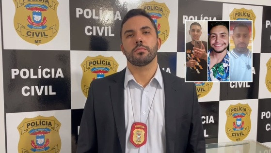 Delegado Philipe Pinho investiga morte de homens que vieram de SP para instalar câmeras em escolas de MT 
