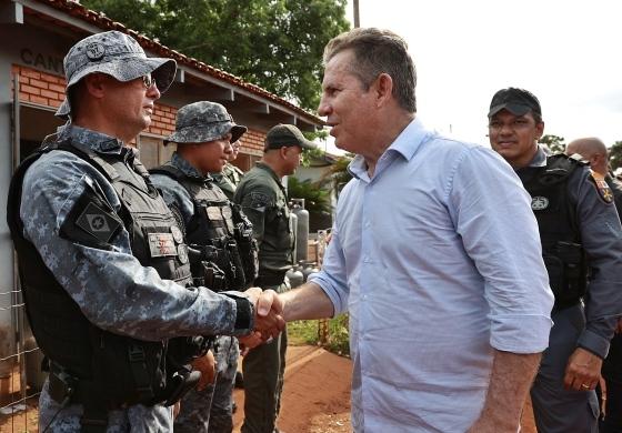 Mauro Mendes parabeniza força-tarefa