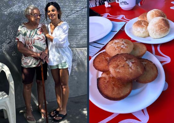 A visita foi compartilhada nas redes sociais da atriz.