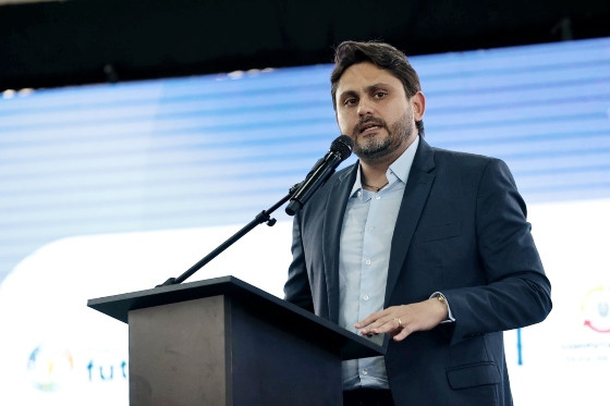 O ministro das Comunicações, Juscelino Filho