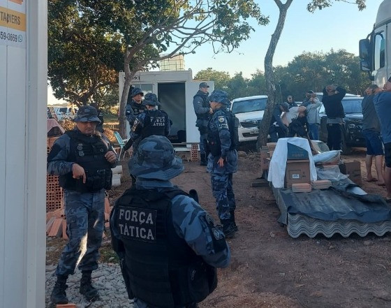 Grileiros foram presos pela Polícia Militar