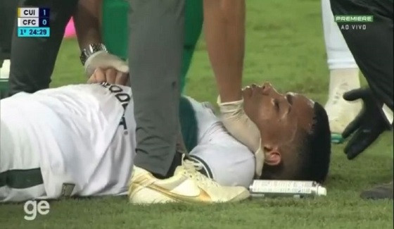 Kaio Cesar foi levado para hospital