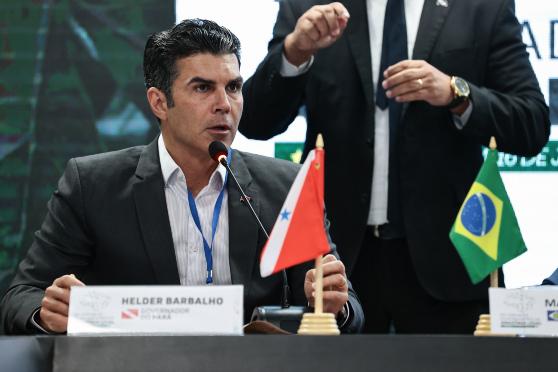 O presidente do Consórcio da Amazônia Legal, Hélder Barbalho.