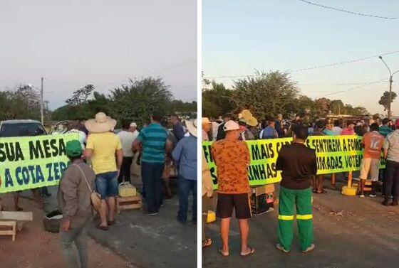 Pescadores protestam contra PL do Transporte Zero.