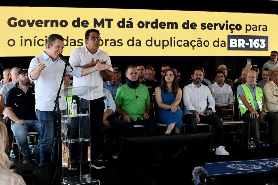 As obras só estão sendo possíveis porque o Governo assumiu a concessão via MT Par