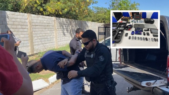 Chaveiro foi preso pela Polícia Civil na segunda fase da Operação Kuron