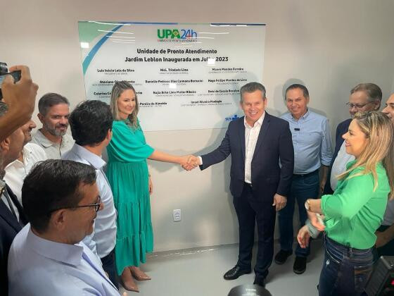Entrega da UPA Leblon foi feita na noite desta quinta-feira (13)