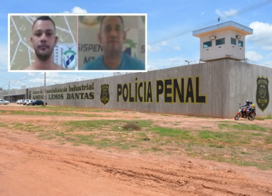 Gilmar Reis da Silva e Thiago Augusto Falcão de Oliveira eram detentos da penitenciária Ahmenon