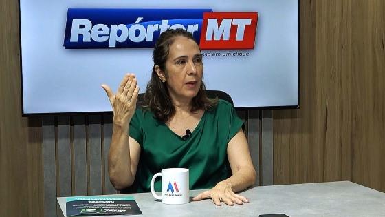 A médica ginecologista Iracema Queiroz é candidata à conselheira do CRM-MT.