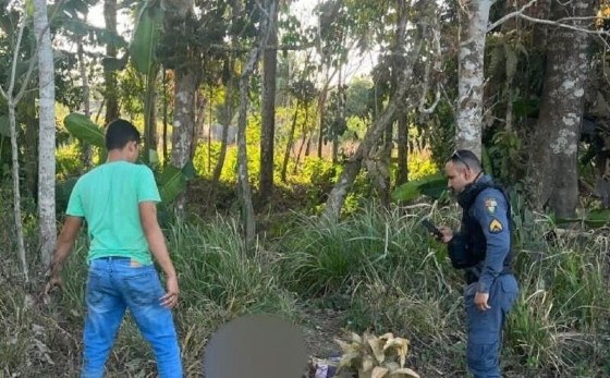 O corpo de Dieice foi encontrado em uma região de mata