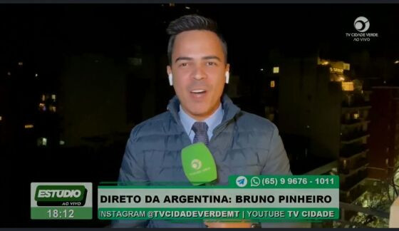 Esta é a primeira vez que a TV tem uma cobertura internacional própria em sua programação.