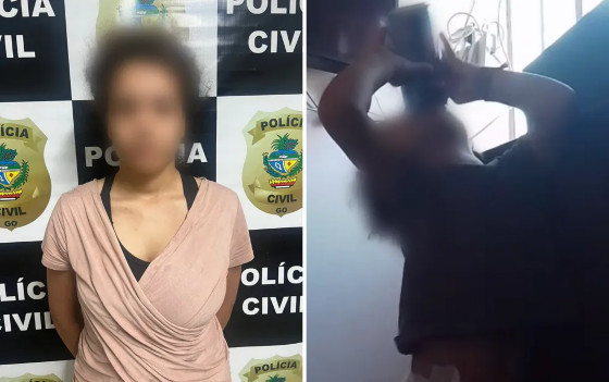 Jovem é presa suspeita de vender vídeos de pornografia gravados com o filho de 1 ano, em Abadia de Goiás