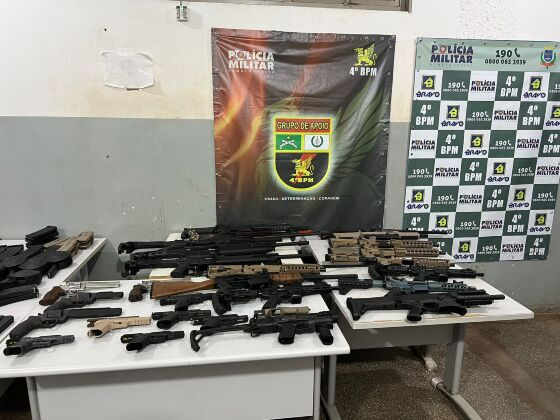 PM apreendeu mais de 31 armas 