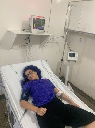Maria Luiza ficou apenas algumas horas em observação e recebeu alta em seguida