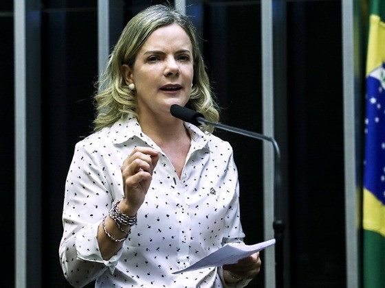 Deputada federal Gleisi Hoffmann