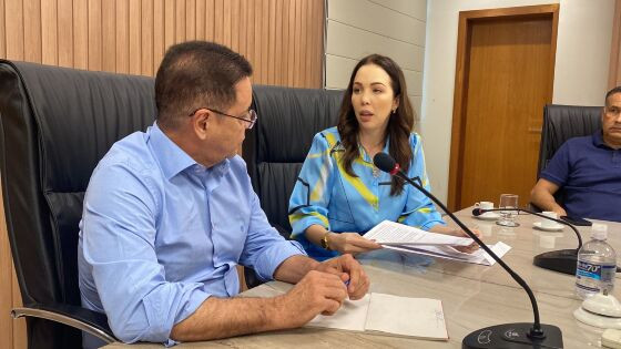 Vereadora foi recebida pelo presidente da Assembleia Legislativa, Eduardo Botelho.