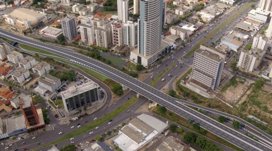 Trincheira que será construída próxima do acesso ao Jardim Leblon.