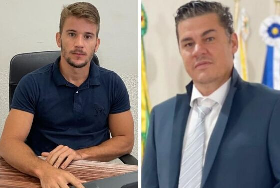 Leandro Budke (esquerda) denunciou o colega, Claudiomar Braun (direita), por homofobia.