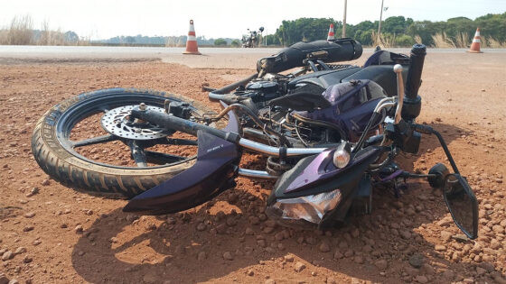 O acidente aconteceu na manhã desta terça-feira (26), em Sinop. 