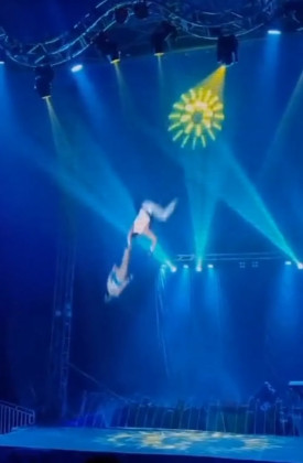 Queda durante apresentação de circo em São José, na Grande Florianópolis 