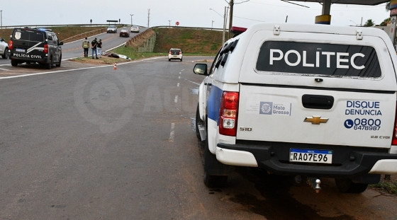 O acidente aconteceu na manhã deste sábado (07), na cidade de Rondonópolis. 