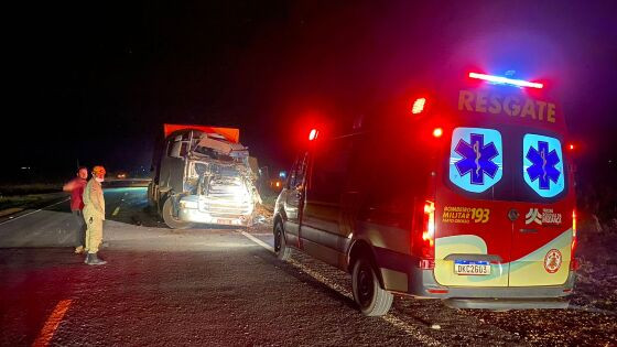 A vítima foi socorrida pelo Corpo de Bombeiros