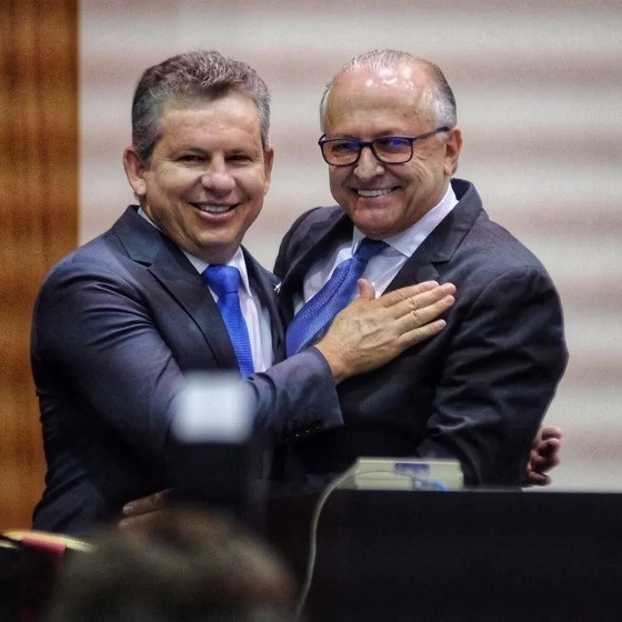 Mauro Mendes e o vice, Otaviano Pivetta