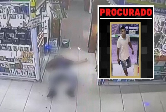 Bandido matou duas pessoas no Shopping Popular, em Cuiabá, na quinta-feira (23)