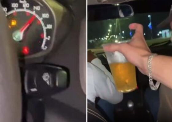 Ninguém se feriu, os danos foram apenas materiais.