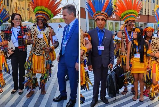 Governo do Estado e parceiros levaram representantes do povo Paresi para a COP28.