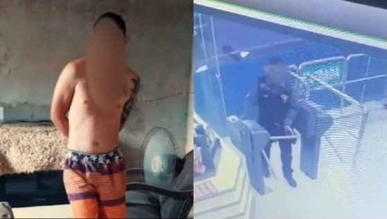 O bandido foi preso pelo crime de falsa identidade e estelionato