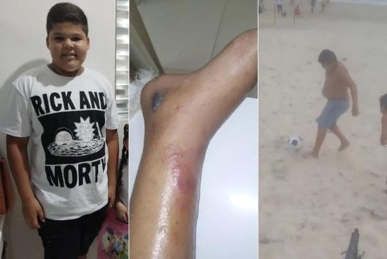 Arthur Barros da Silva gostava de jogar futebol na praia.