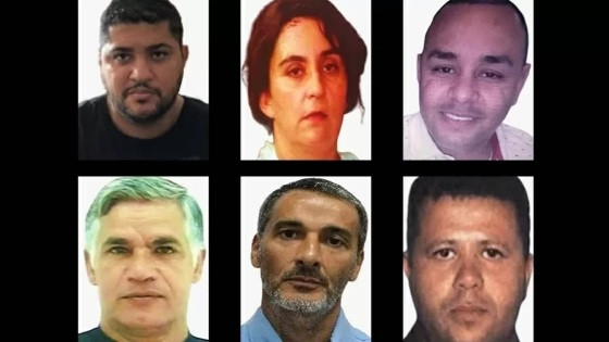 Nova lista dos mais procurados tem André do Rap, Maria do Pó, Mijão, João Cabeludo, Playboy e Tião (da esquerda para a direita, de cima para baixo)