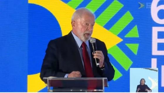 Lula na abertura do BIF 2023 (6º Brasil Investment Forum), no Palácio Itamaraty