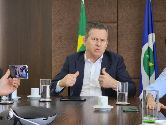 Mauro Mendes alegou compromisso familiar