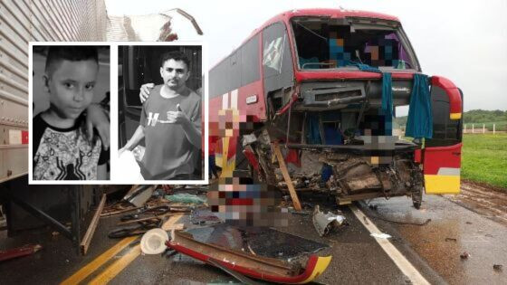 Helto morreu ainda ano local, já Emanuel chegou a ser socorrido, mas não resistiu