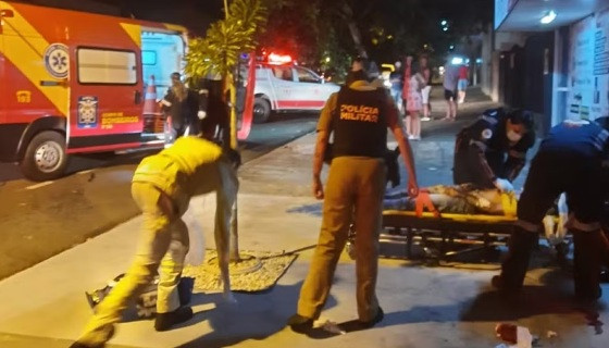 O crime foi cometido durante ceia de Natal