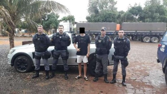 Jovem foi localizado pela Polícia Militar.