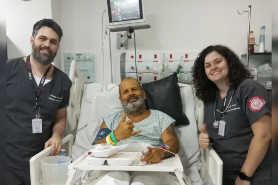 O caminhoneiro foi diagnosticado com dengue em 12 de dezembro, mas não melhorava com o tratamento