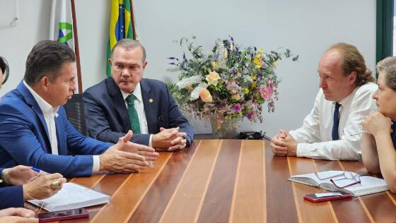 Mauro se reuniu com WF e com presidente do Ibama