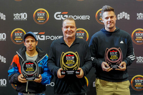 Max Russi ganhou o 1º lugar do campeonato de poker