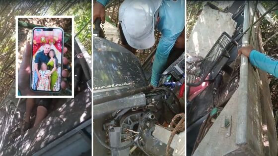 O aparelho celular do sargento Helidiony também foi localizado dentro da embarcação.