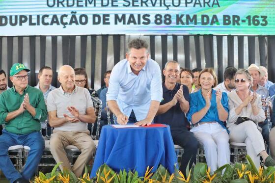 Governador participou do evento de lançamento das obras 