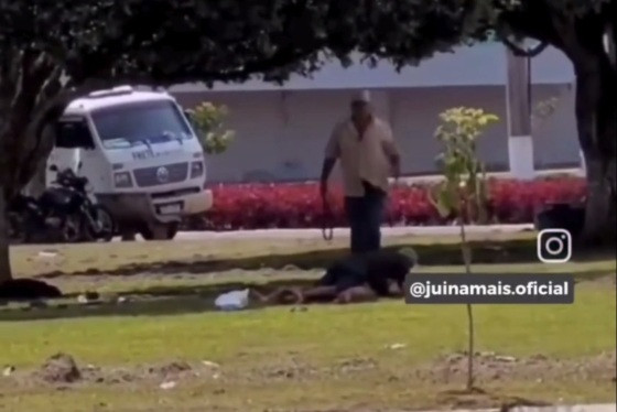 Imagens foram publicadas nas redes sociais e chamaram a atenção dos internautas.