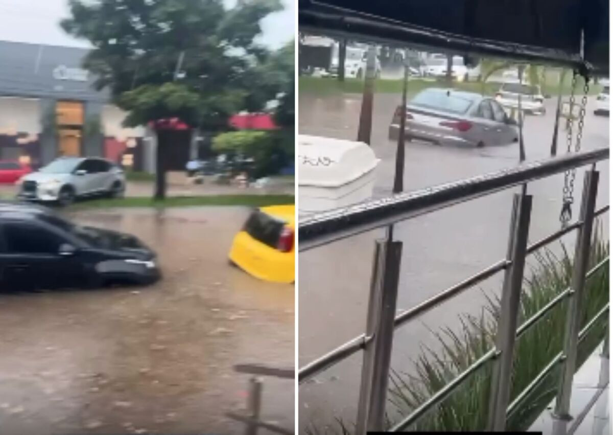 Temporal Alaga Ruas E Deixa Carros Submersos Em Sinop; Veja Vídeos ...